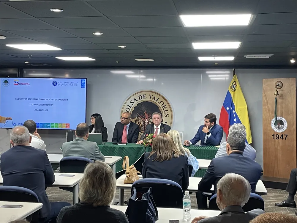 Bolsa de Caracas, Cámara Venezolana de la Construcción y PNUD